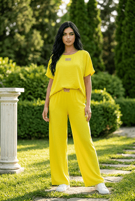 Luxory 2 részes szett Citrom sárga Kb L/XXL-es